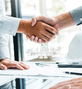 Contractor Business Handshake