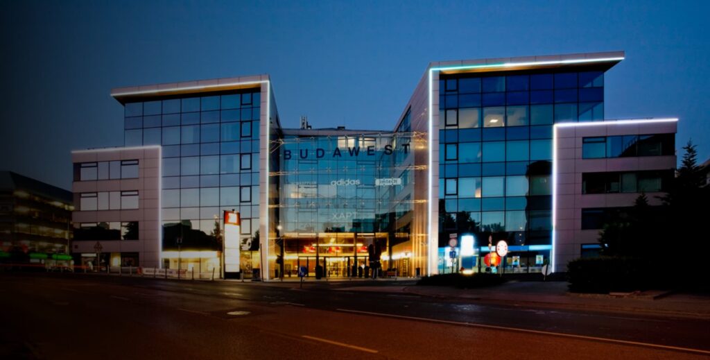 Exterior shot of the XAPT headquarters
